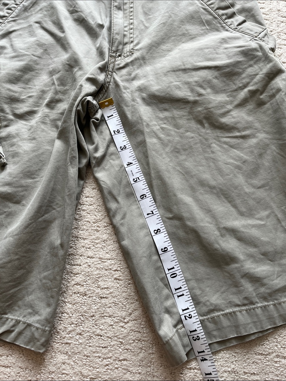Oxbow Men’s Shorts Small Cargo Pockets Zippers Jorts Long Board Shorts Skater - Picture 7 of 10